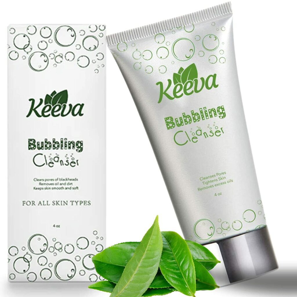 Keeva Bubbling Wash, Tea Tree Oil Cleanser for Acne