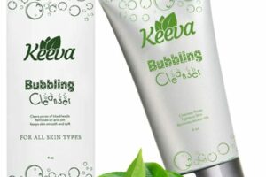 Keeva Bubbling Wash, Tea Tree Oil Cleanser for Acne